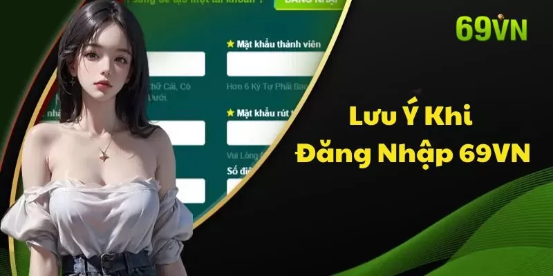 Lưu ý khi đăng nhập 69vn